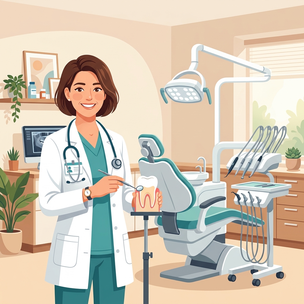 Friendly dentist at Crown Dental Wellness Clinic, Jorethang Sikkim